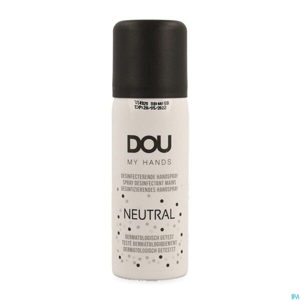 Packshot Dou My Hands Handspray Desinfecterend Neutral 45ml