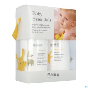 Packshot BabÉ Pediatric Kadobox Gel+melk 2 Prod.