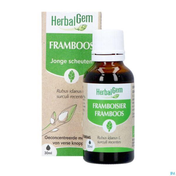 Productshot Herbalgem Frambozenstruik Bio 30ml