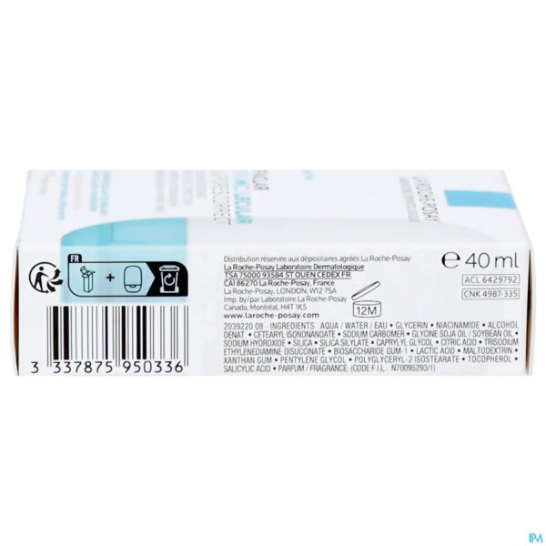 Packshot Lrp Effaclar Supramolecular Oil&pores Correct 40ml