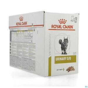 Packshot Royal Canin Cat Urinary S/o Loaf Wet 12x85g