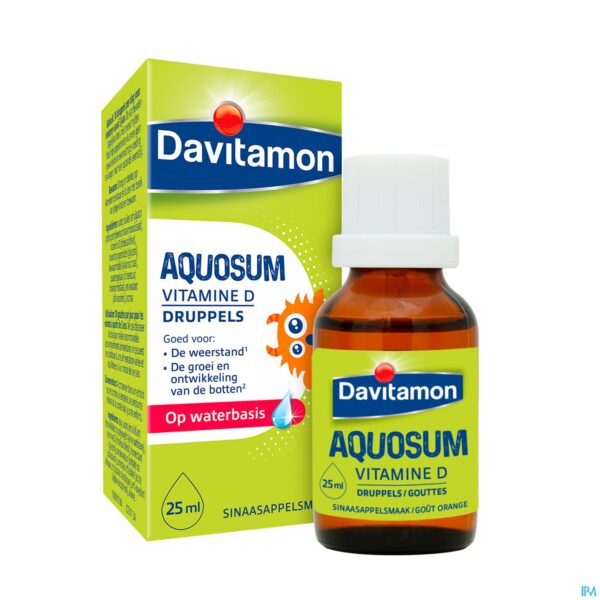 Productshot Davitamon Vitamin D Aquosum Druppels 25ml