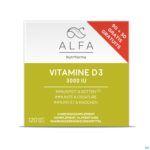 Packshot Alfa Vitamine D3 3000iu Softcaps 120