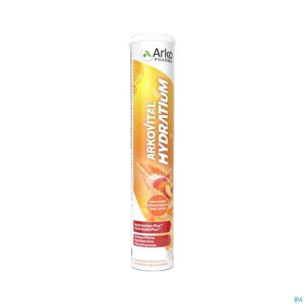 Packshot Arkovital Hydratium Perzik Tabl 24