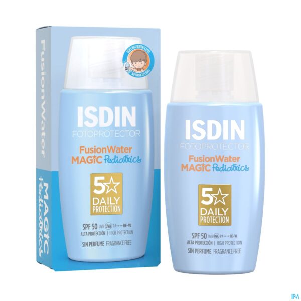Packshot Isdin Fotoprotect.pediat. Fus.wat.5star Ip50 50ml