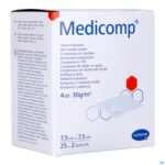 Packshot Medicomp Kp Ster 4l 7,5x7,5cm 30g 25x2