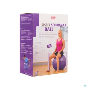 Packshot Sissel Ball Securemax Zitbal Diam.55cm Rood