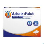 Packshot Voltaren Patch 140mg Once Daily Pleister 5