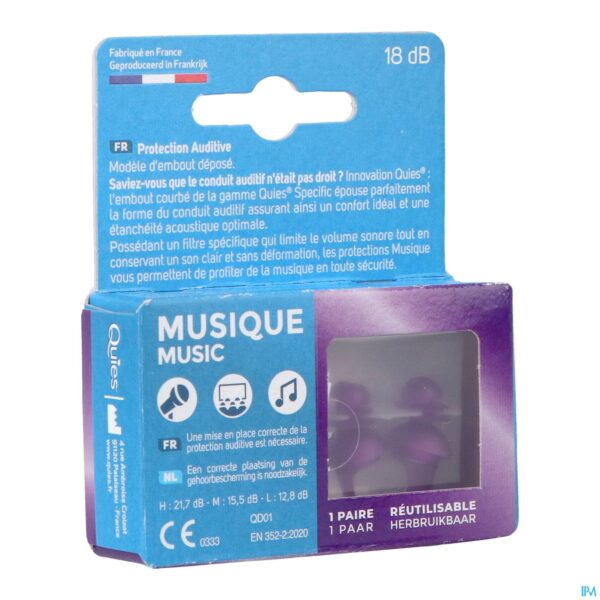 Packshot Quies Oordoppen Specific Music