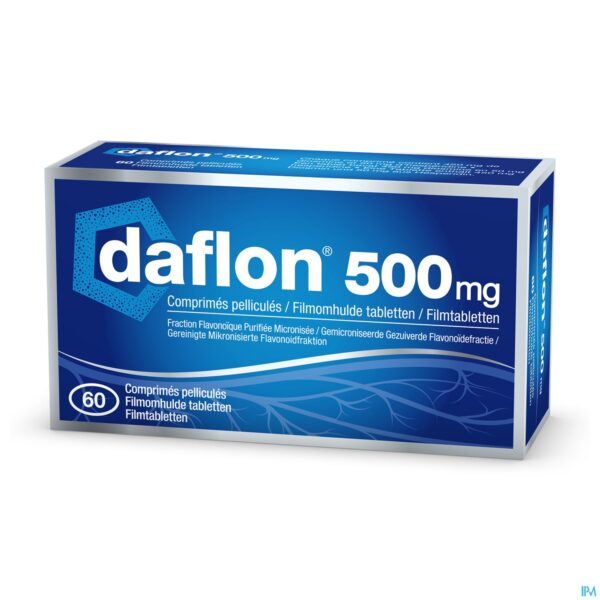 Packshot Daflon 500 Comp 60 X 500mg