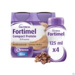 Packshot Fortimel Compact Protein 2.4kcal Mokka 4x125ml