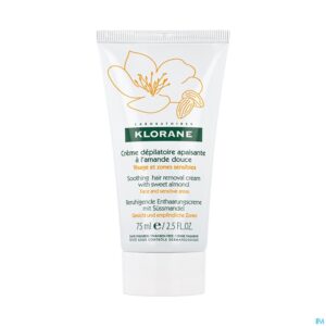 Packshot Klorane Lichaam Ontharingscr Gelaat-gev Zones 75ml