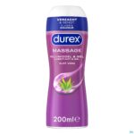 Packshot Durex Massage Aloe Vera 200ml