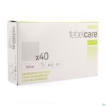 Packshot Febelcare Med1 Steriele Gaaskompres 5,0x5,0cm 40x1