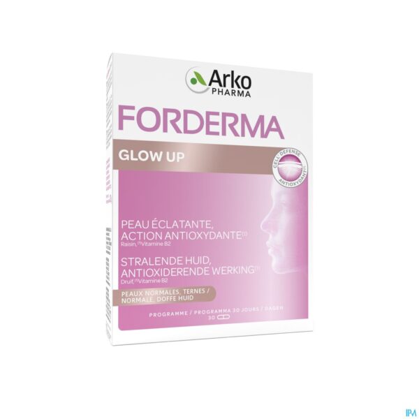 Packshot Forderma Glow Up Caps 30