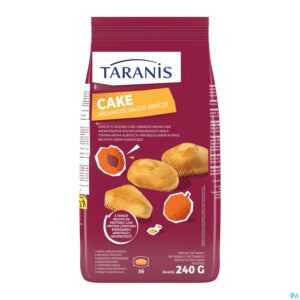 Packshot Taranis Mini Abrikoos Cake Zakje 6x40g
