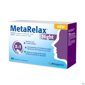 Packshot Metarelax Night Tabl 60 Metagenics