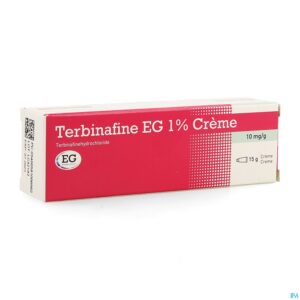 Packshot Terbinafine EG 1% Creme 15 Gr