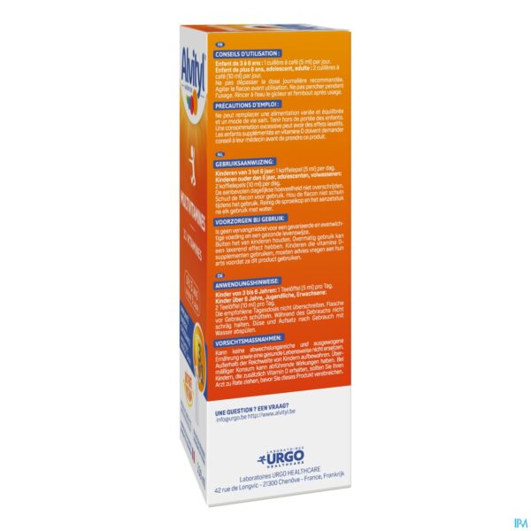 Packshot Alvityl Multivitaminen Drinkb.opl Fl 150ml