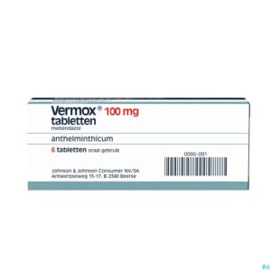 Packshot Vermox Tabl 6x100mg