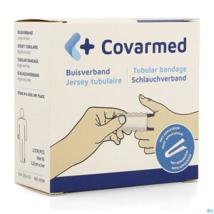 Packshot Tubegauz 5m + Applicator Plastiek Covarmed