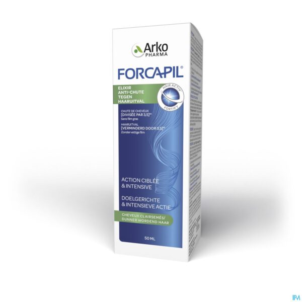 Packshot Forcapil A/haaruitval Elixir Fl 50ml
