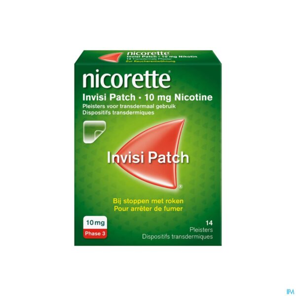 Packshot Nicorette Invisipatch 10mg Patch 14