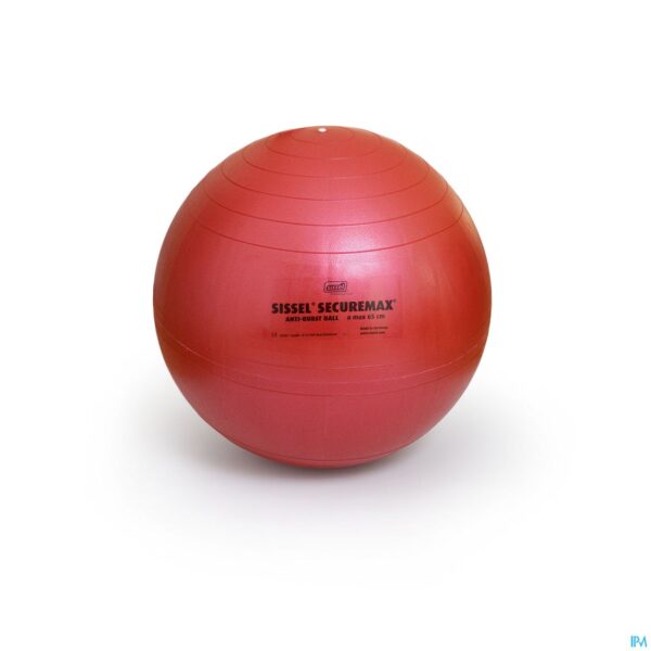Productshot Sissel Ball Securemax Zitbal Diam.55cm Rood