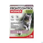 Packshot Frontcontrol Wormer 230mg/20mg Kat Tabl 2