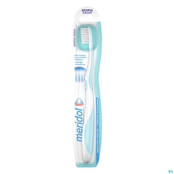 Packshot meridol® Tandvlees Bescherming Zacht Tandenborstel