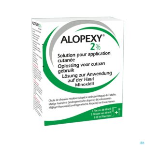 Packshot Alopexy 2 % Liquid Fl Pipet/spray 3x60ml