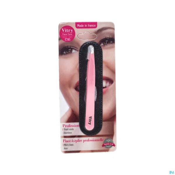 Packshot Epileerpincet Prof. Schuin Inox Kleur