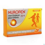 Packshot Nurofen Kind 100mg Zachte Kauwcaps 24
