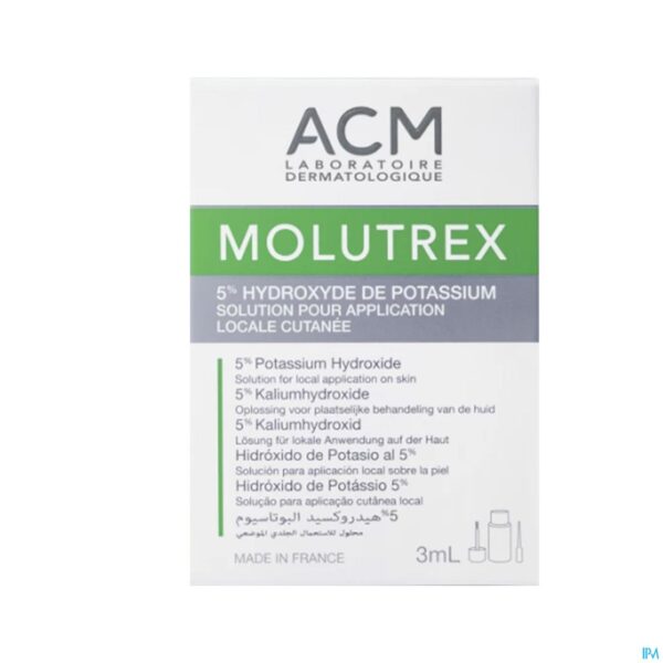 Packshot Molutrex 5% Opl Cutaan Fl 3ml Packshot Molutrex 5% Opl Cutaan Fl 3ml