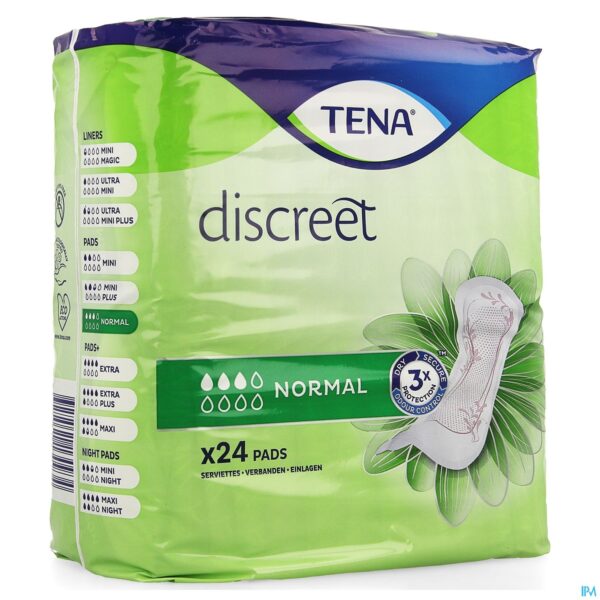 Packshot Tena Discreet Normal 24