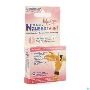 Packshot Sea Band Mama Zwangerschap Armband Zwart 2