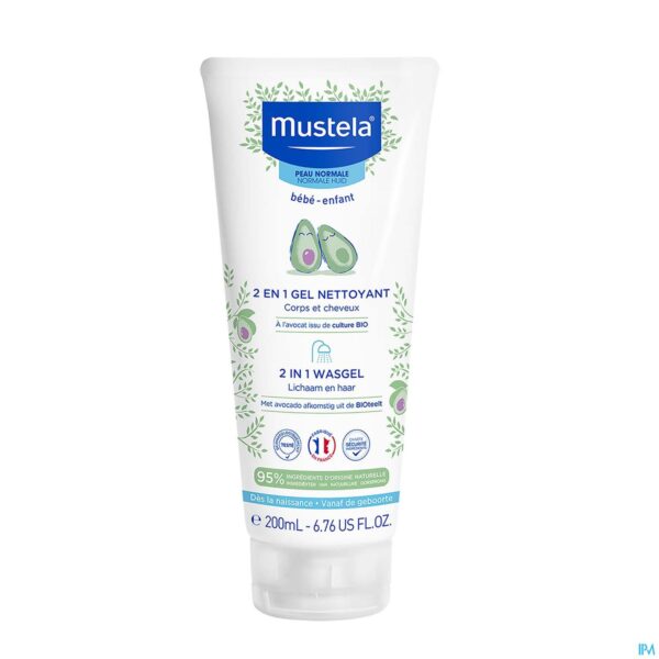 Productshot Mustela Pn 2in1 Wasgel 200ml
