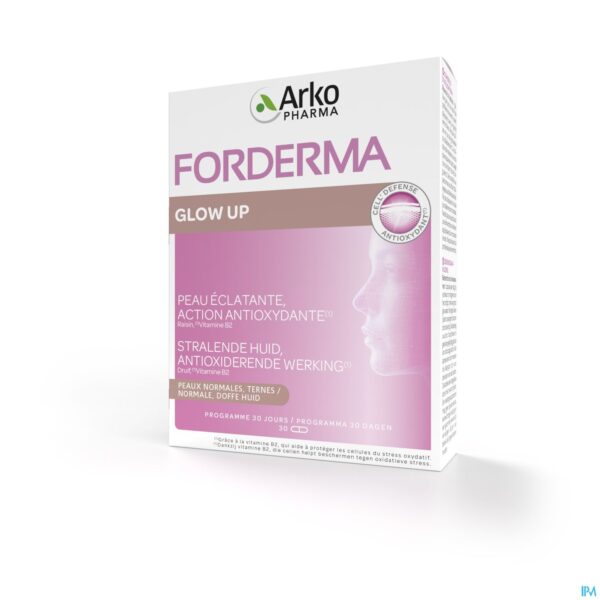 Packshot Forderma Glow Up Caps 30
