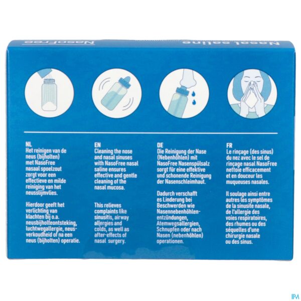 Packshot Dos Medical Nasaal Spoelzout Zakje 30x2,5g