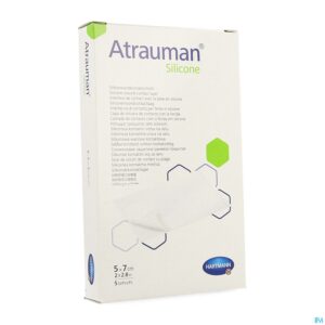 Packshot Atrauman Silicone 5x7cm 5 P/s