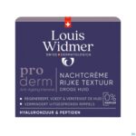 Packshot Widmer Proderm Nachtcrème Rijke Textuur Zonder Parfum 50ml