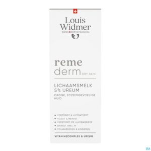 Packshot Widmer Remederm Lichaamsmelk 5 % Ureum 200ml