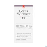 Packshot Widmer Deo Roll-on Antiperspirant Zonder Parfum 50ml