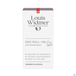 Packshot Widmer Deo Roll-on Antiperspirant Zonder Parfum 50ml