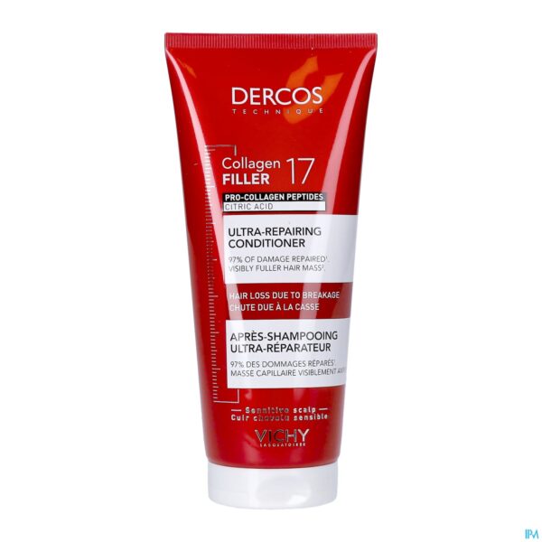 Packshot Vichy Dercos Collagen 17 Filler Conditioner 200ml