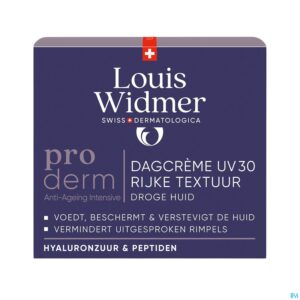 Packshot Widmer Proderm Dagcrème Uv 30 Rijke Textuur 50ml