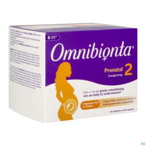 Packshot Omnibionta Pronatal 2 Zwanger 8wek Tabl 56+caps 56