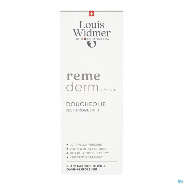 Packshot Widmer Remederm Doucheolie 200ml