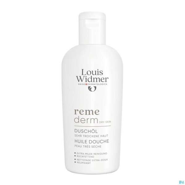 Productshot Widmer Remederm Doucheolie 200ml