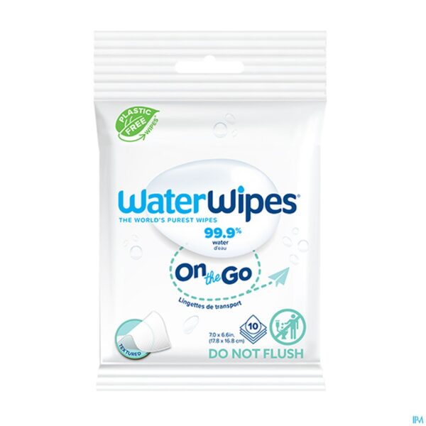 Packshot Waterwipes On The Go Doekjes 10 Packshot Waterwipes On The Go Doekjes 10